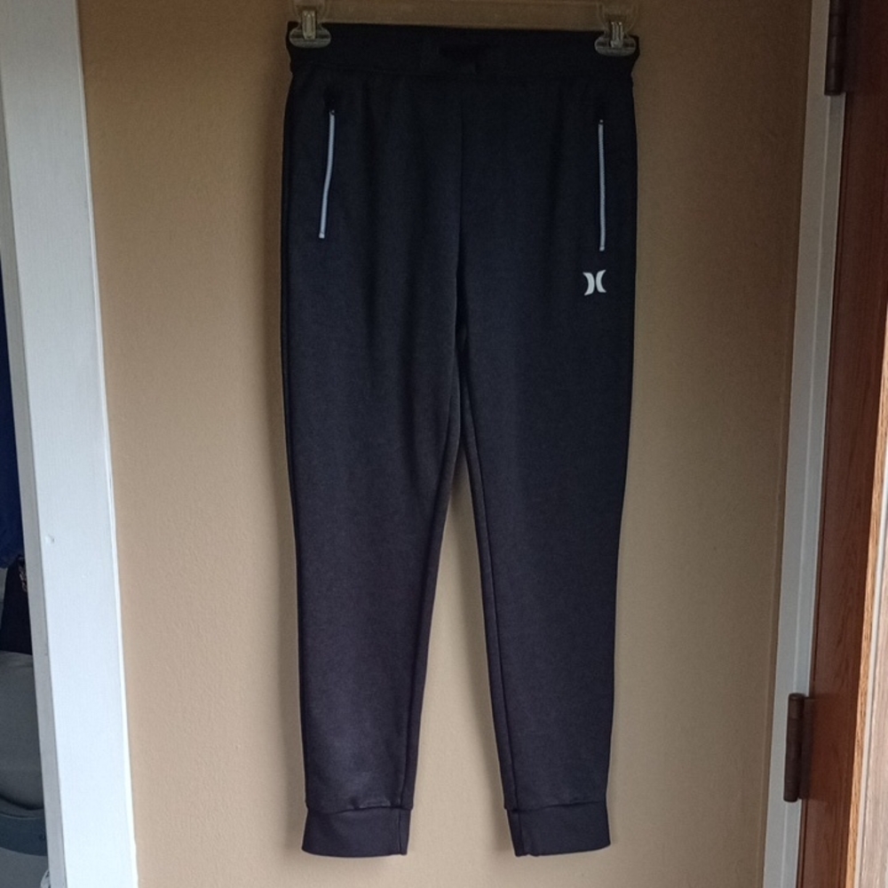 Hurley Boys Black Sweatpant Joggers Size L